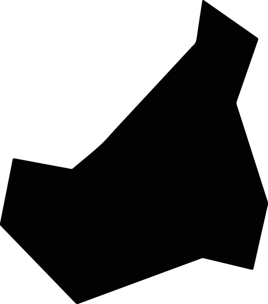 Trimiklini Cyprus silhouette map vector
