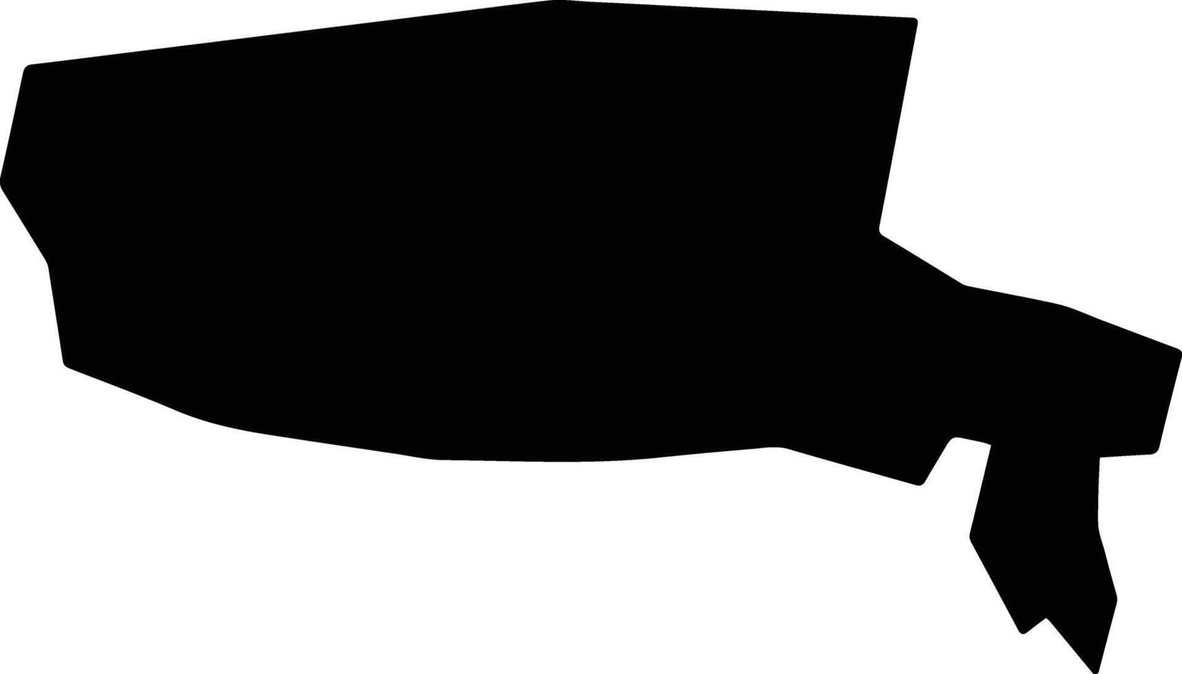 Trinidad Zaachila Mexico silhouette map vector