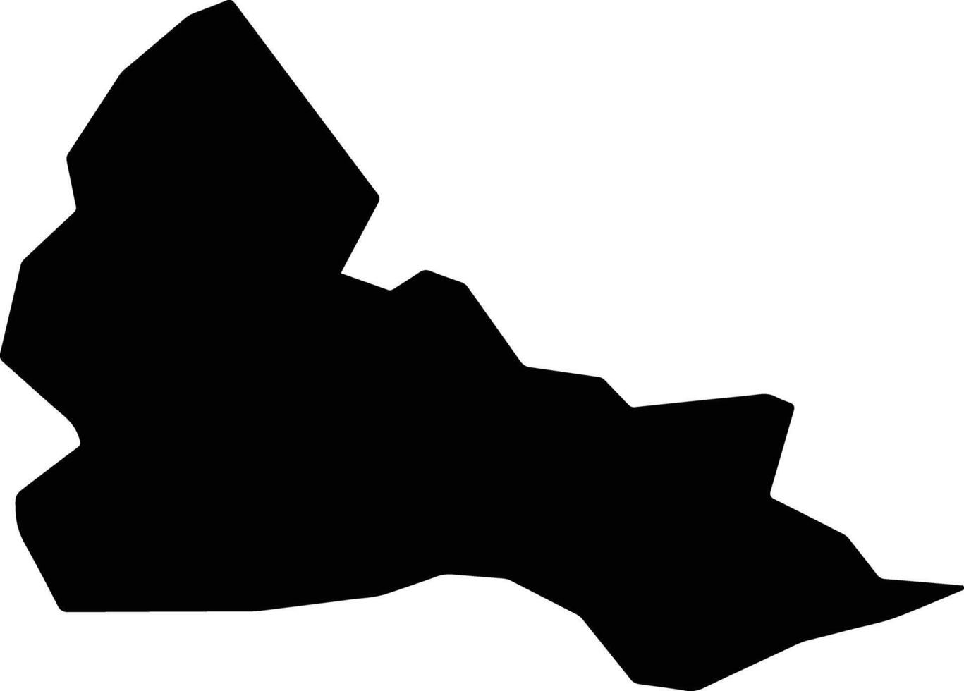 Triunfo Brazil silhouette map vector