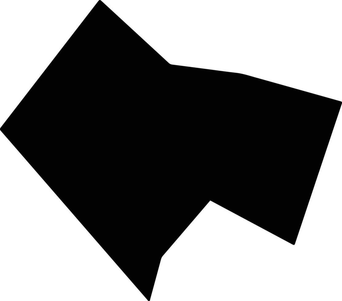 Triunfo Potiguar Brazil silhouette map vector