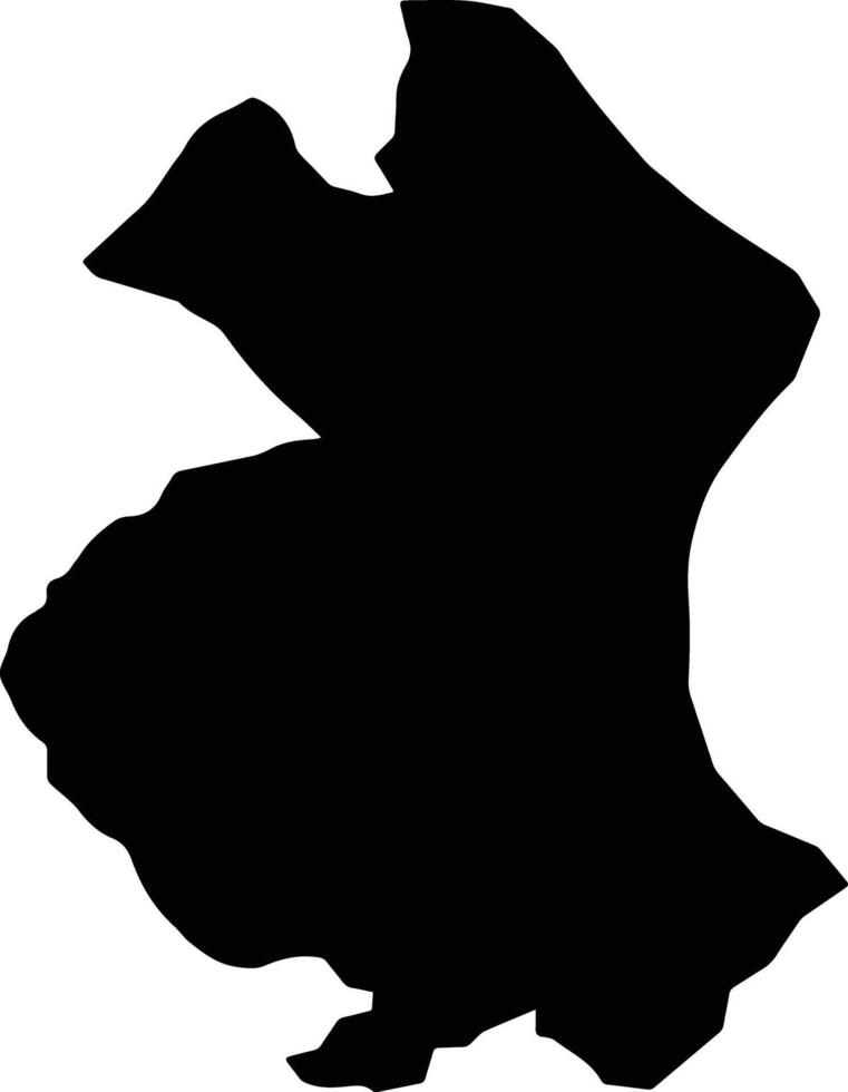 Troja Jamaica silhouette map vector