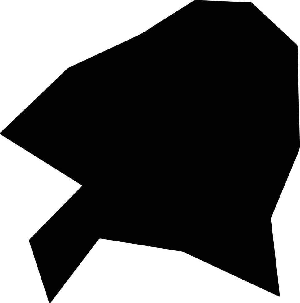 Trombudo Central Brazil silhouette map vector
