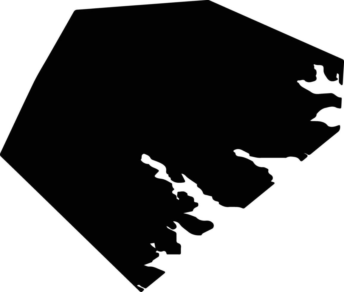 Trosa Sweden silhouette map vector