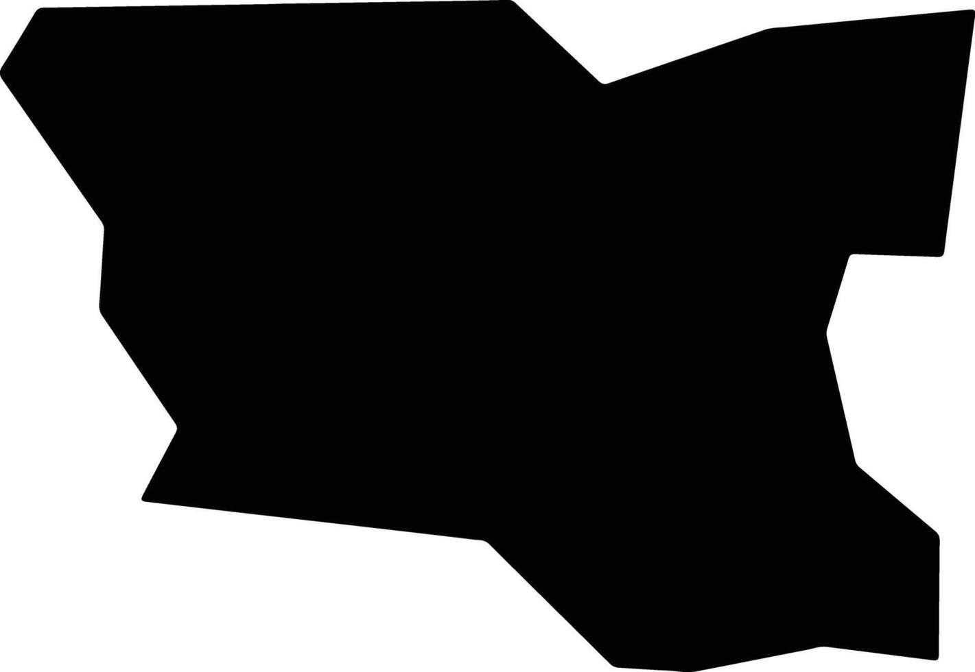 Troyan Bulgaria silhouette map vector