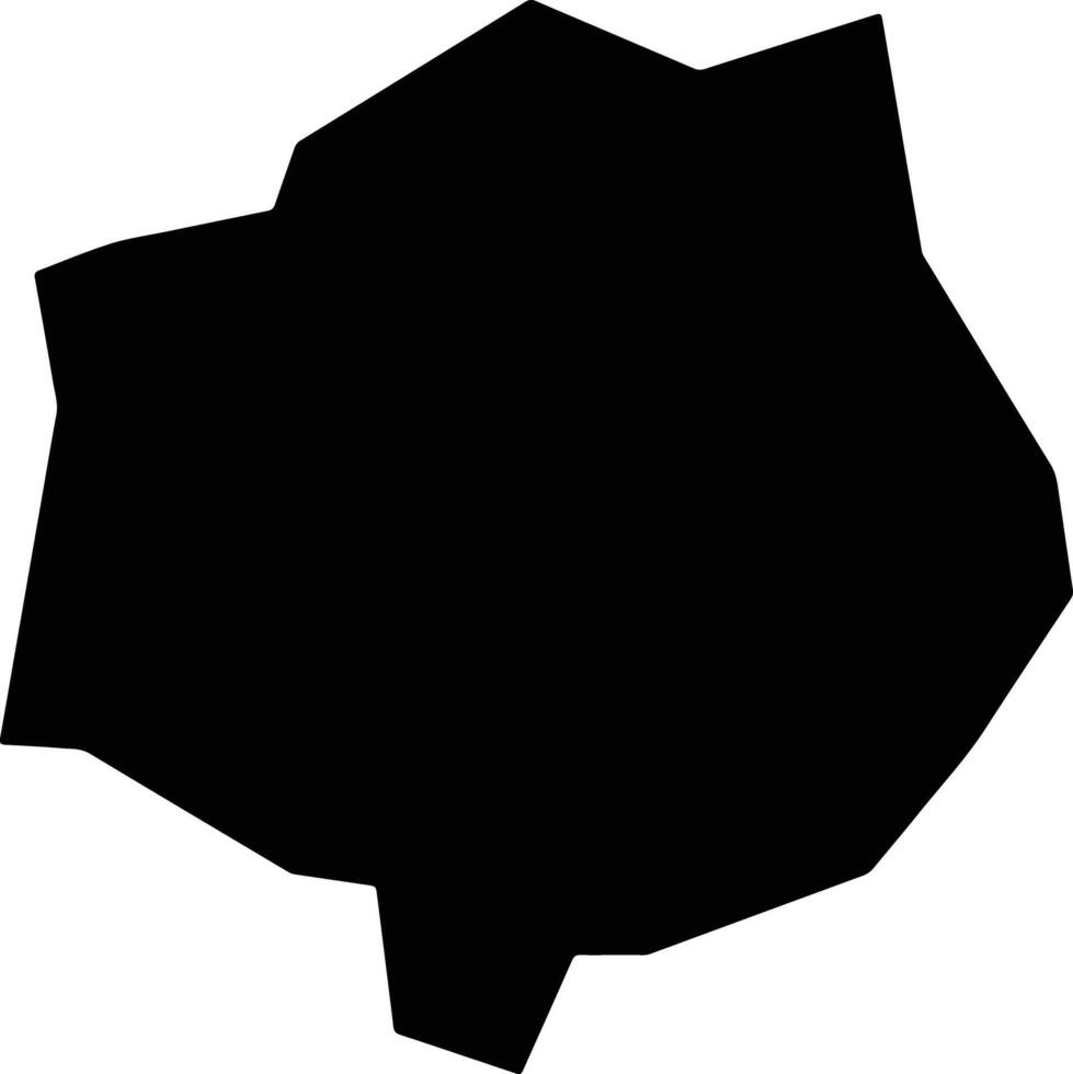 Tseri Cyprus silhouette map vector
