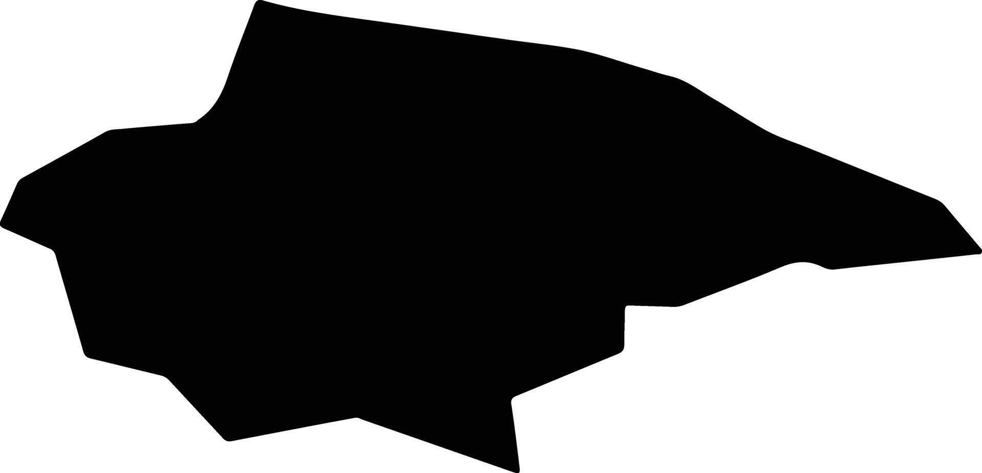 Tsiolkovsky Russia silhouette map vector