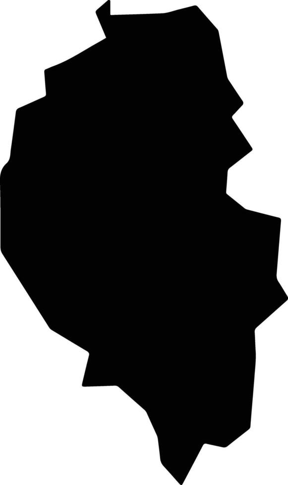 Tsukuba Japan silhouette map vector