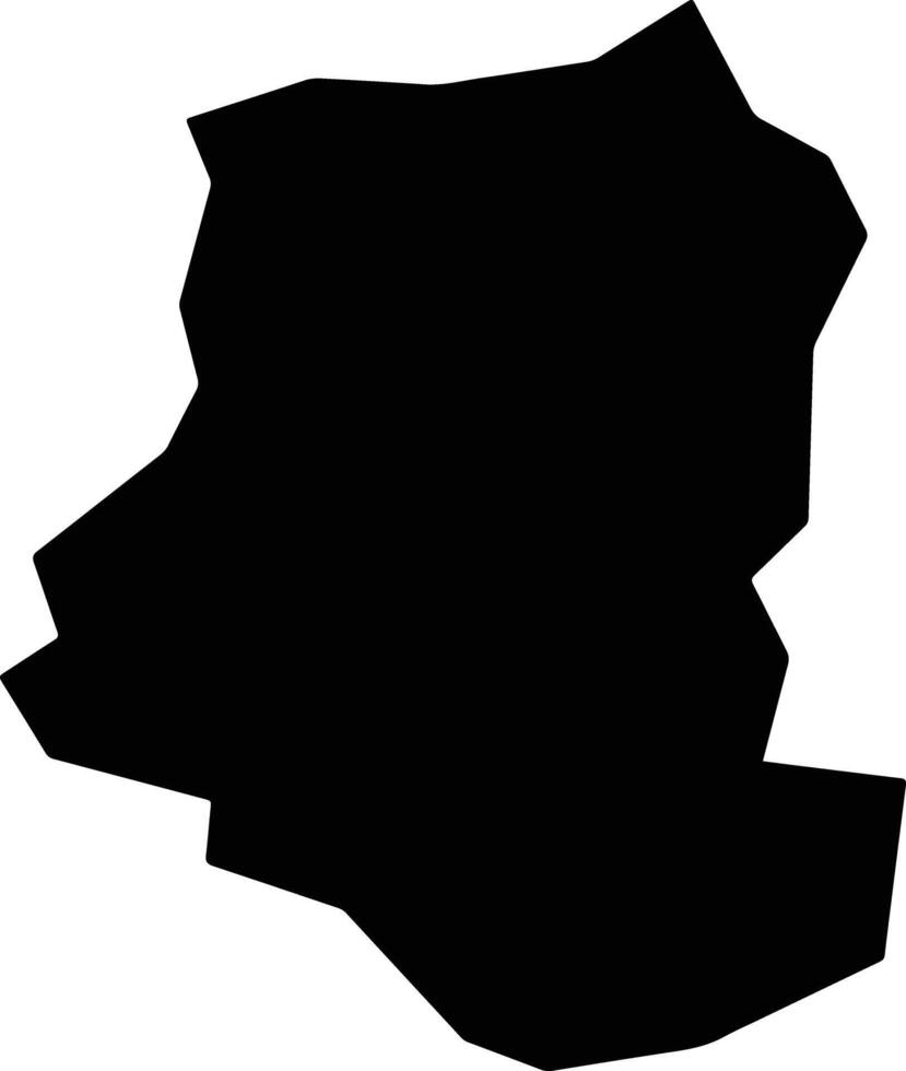Tsurugi Japan silhouette map vector