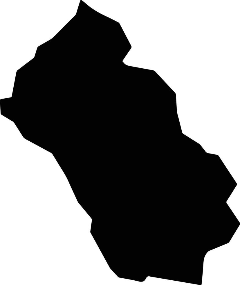 Tsurui Japan silhouette map vector