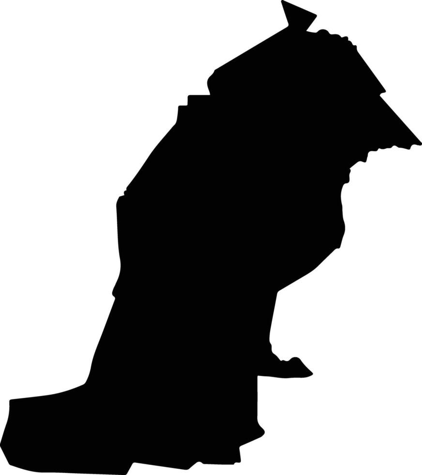 Tte 1Ro Manuel Irala Fernandez Paraguay silhouette map vector