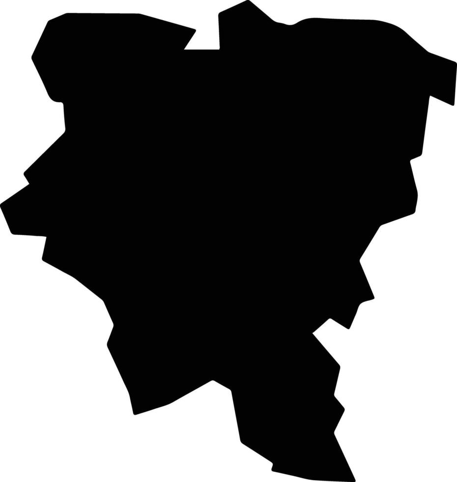 Tu Son Vietnam silhouette map vector