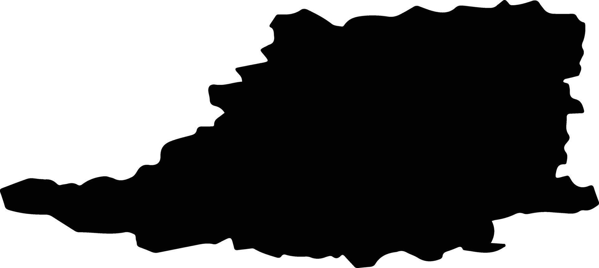 TUAM LEA 7 Ireland silhouette map vector