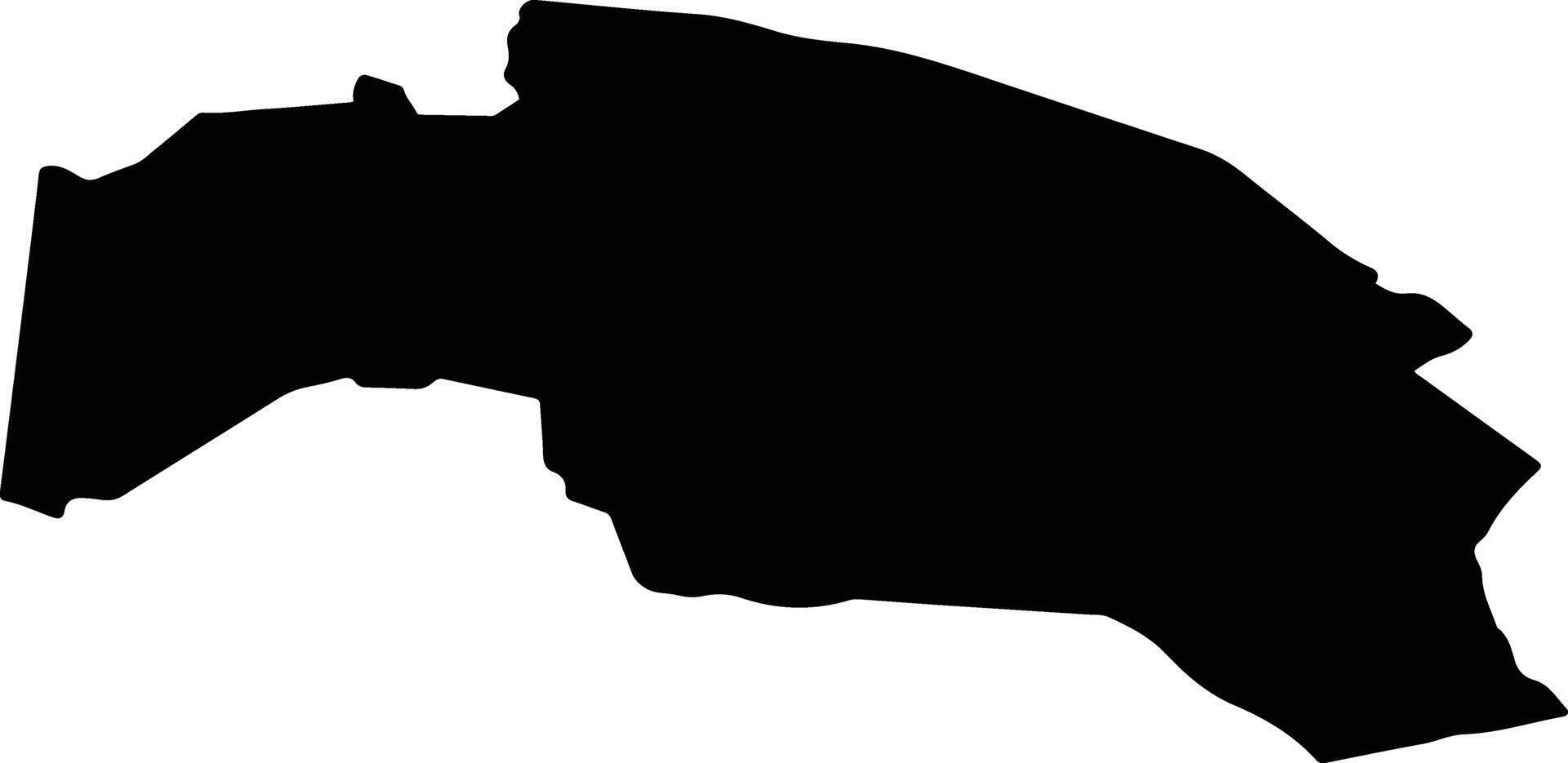 Tudulinna vald Estonia silhouette map vector