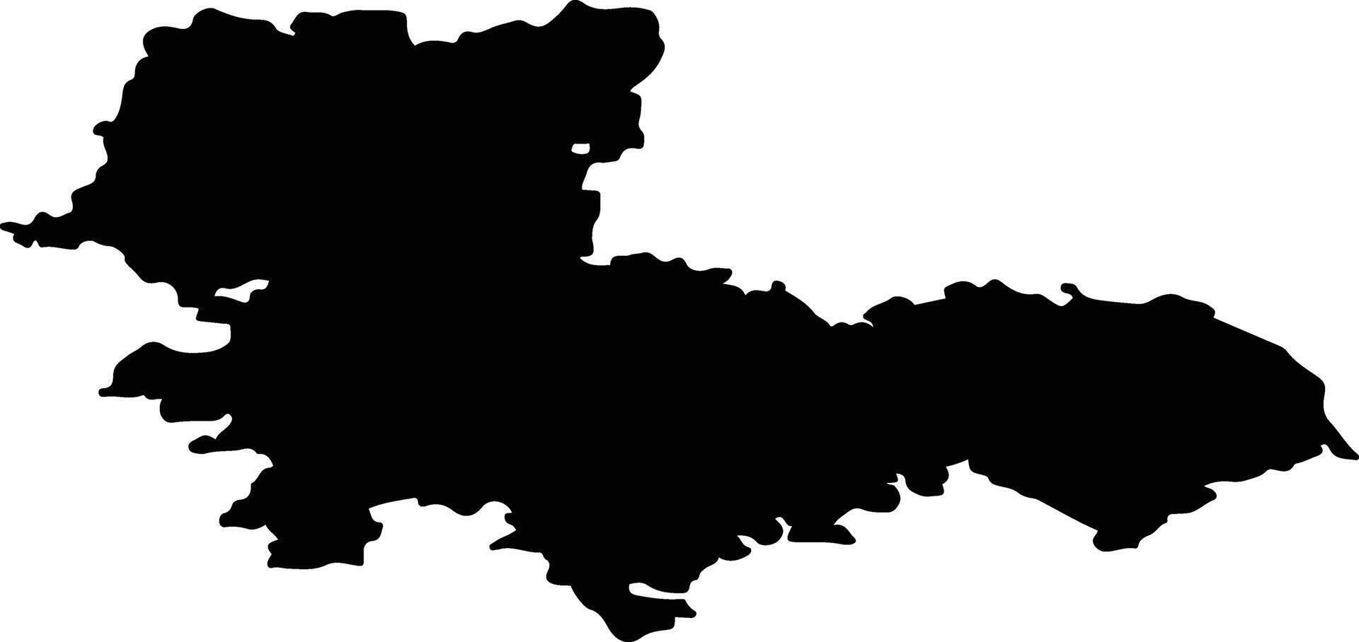 Tulln Austria silhouette map vector