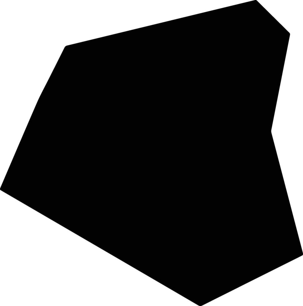 Tuoketuoqi China silhouette map vector