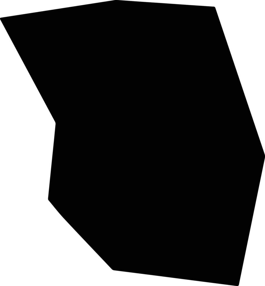 Tupandi Brazil silhouette map vector