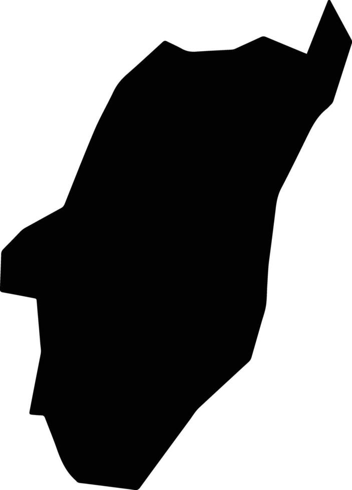 Tupirama Brazil silhouette map vector