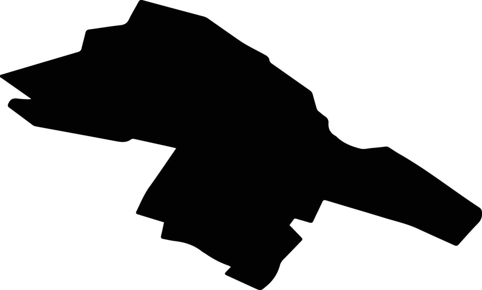 Turnicce Slovenia silhouette map vector