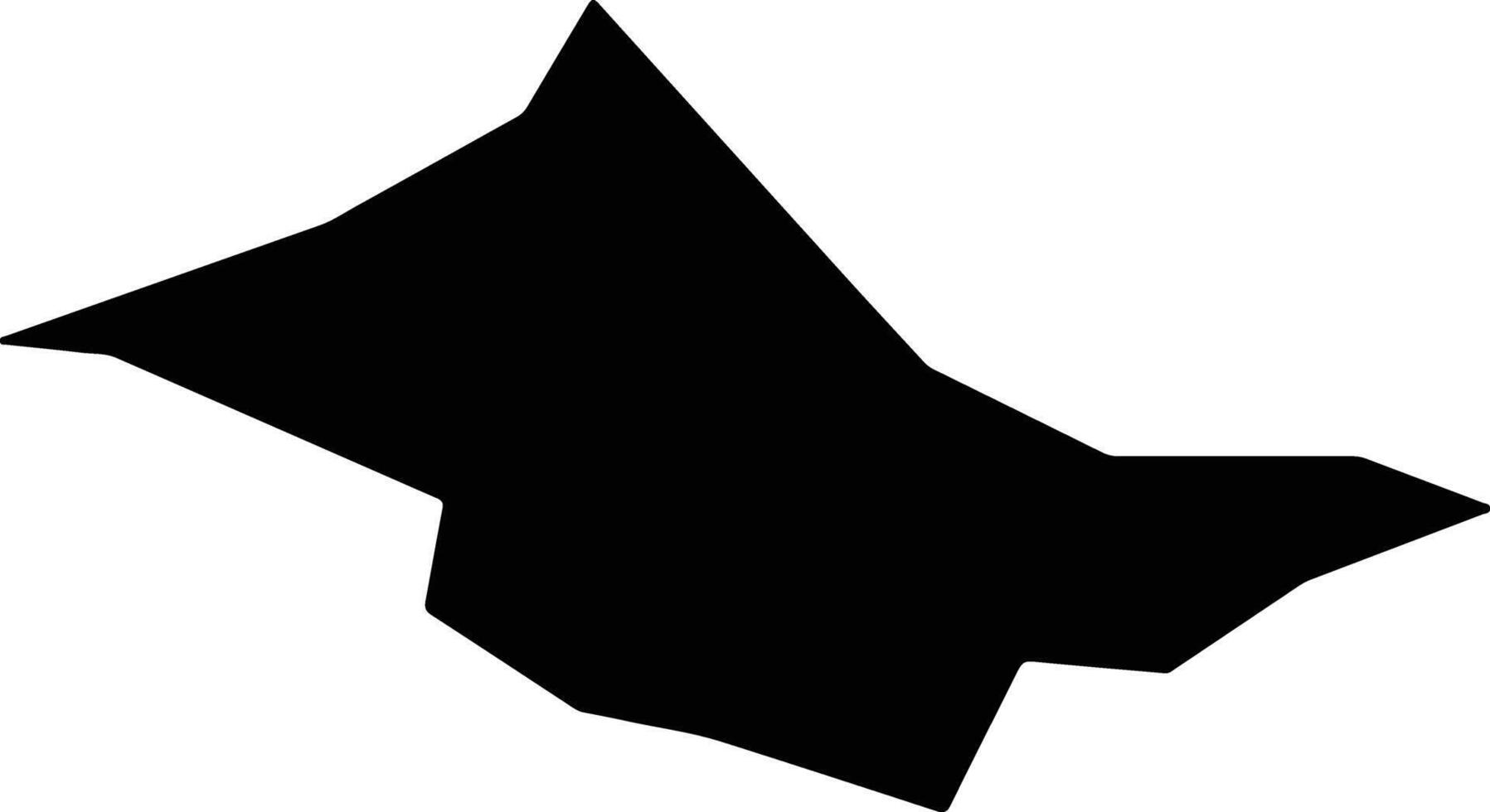 Turvo Brazil silhouette map vector