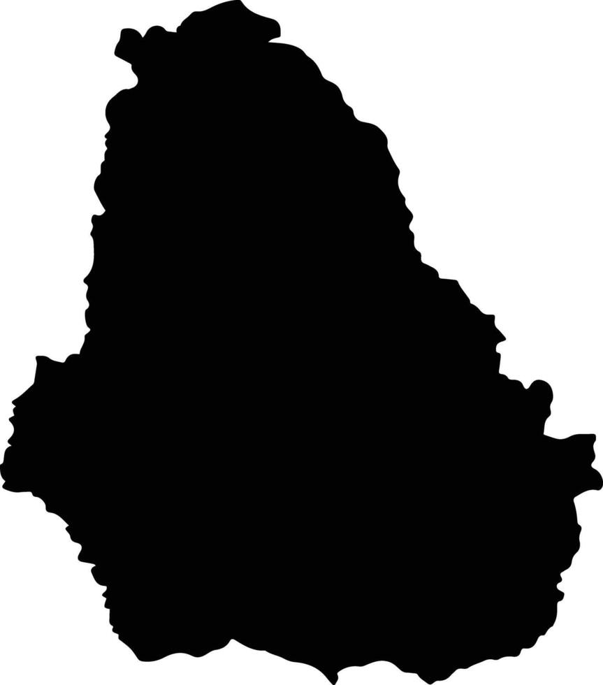 Tymovsky District Russia silhouette map vector