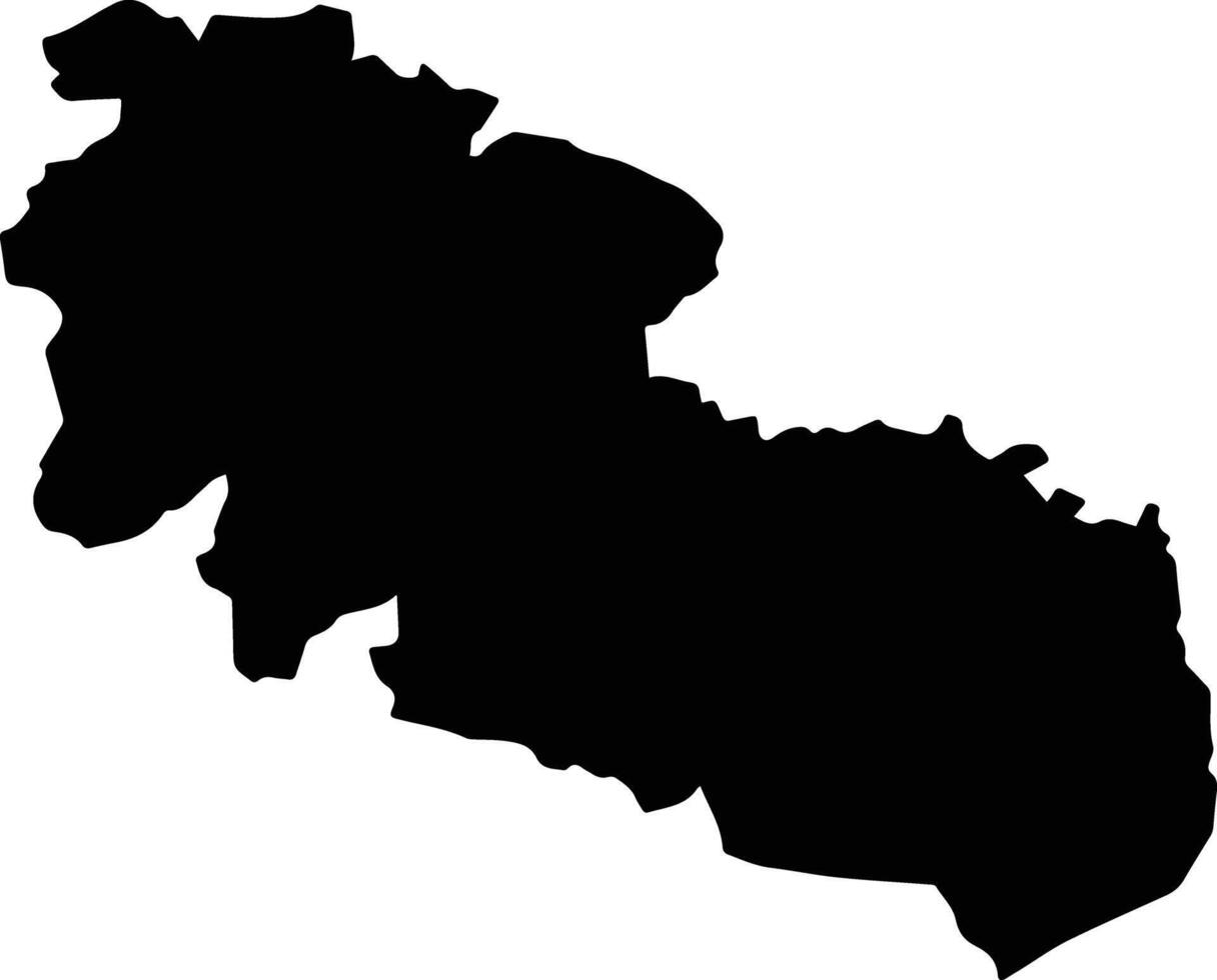 Tzicatlacoyan Mexico silhouette map vector