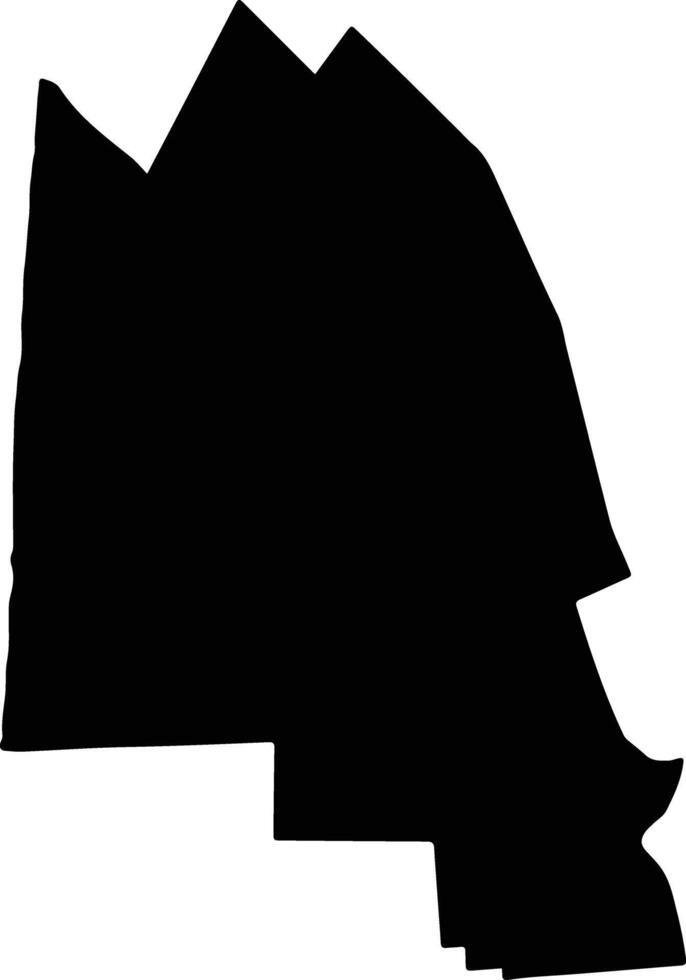 U Minh Vietnam silhouette map vector