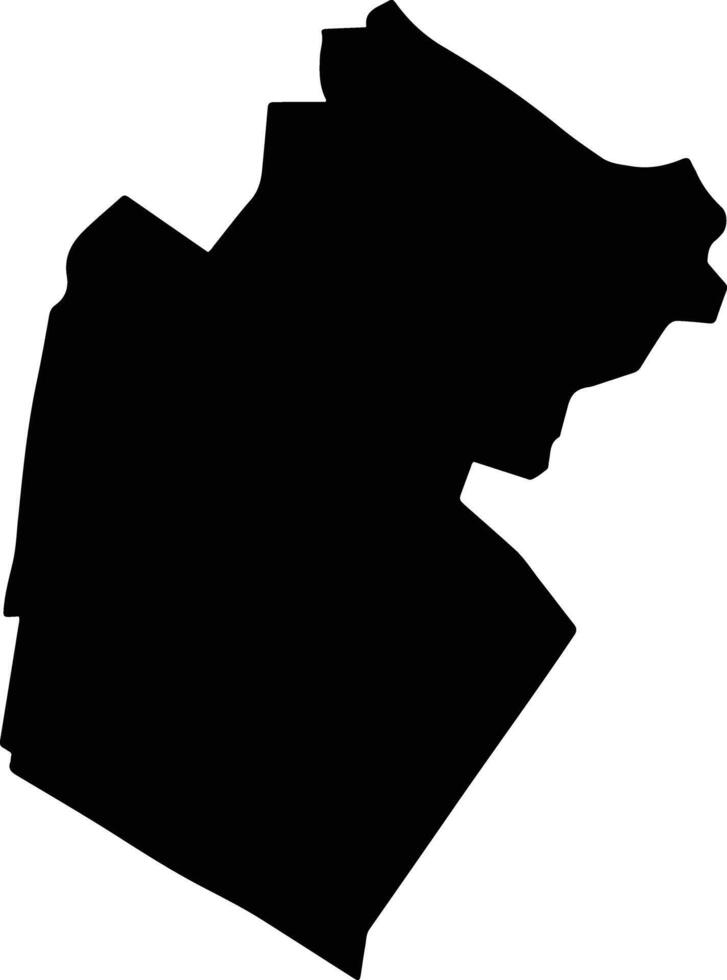 U Minh Thuong Vietnam silhouette map vector