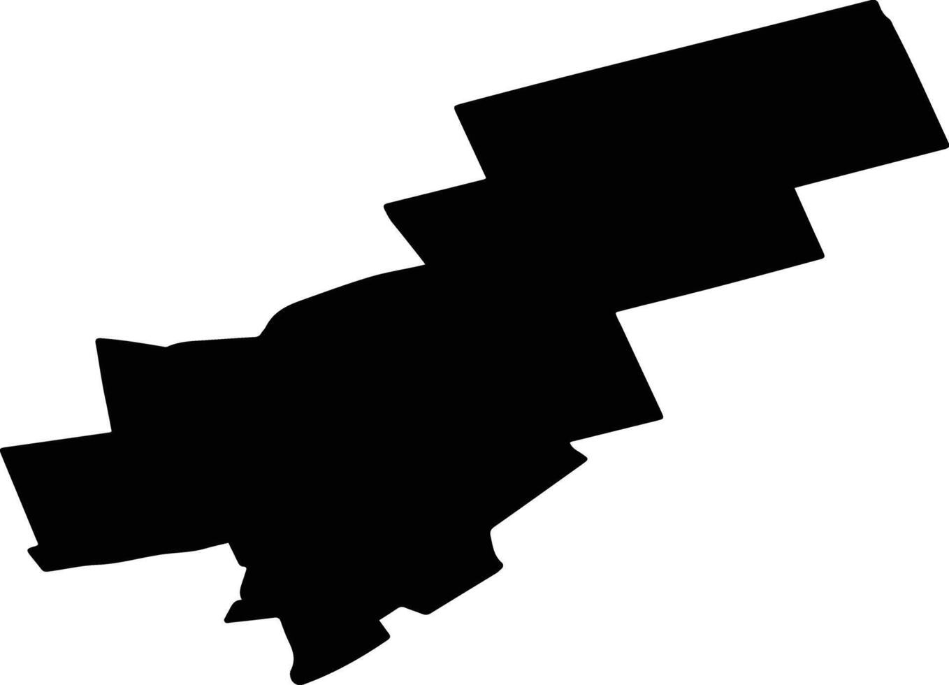 UDA CLOCOCIOV Romania silhouette map vector