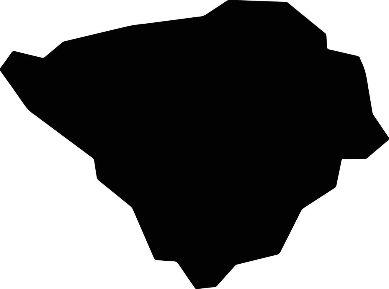 Ugo Japan silhouette map vector