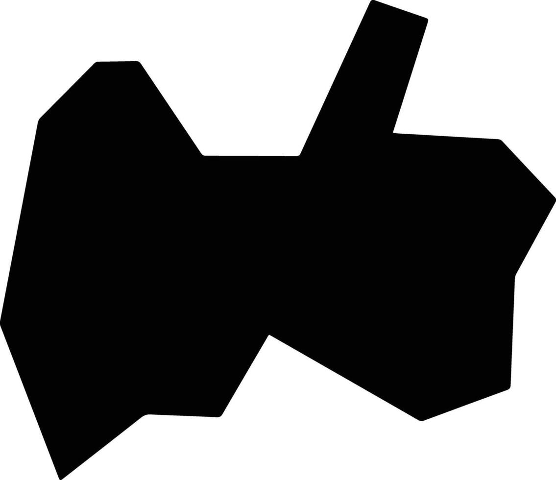 Ugwunagbo Nigeria silhouette map vector