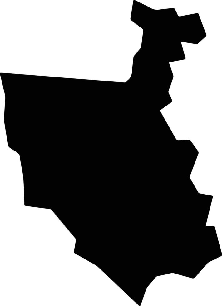 Uirapuru Brazil silhouette map vector
