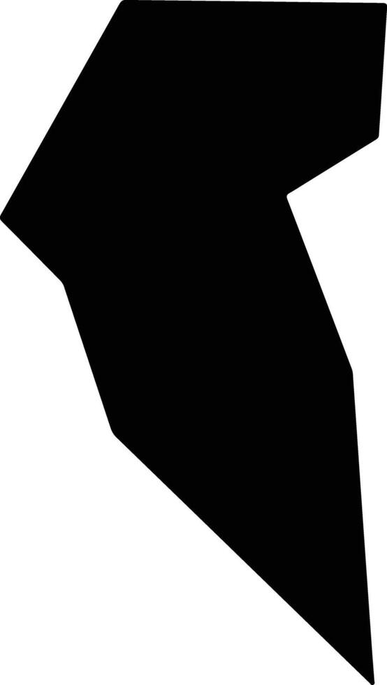 Ukong Brunei silhouette map vector