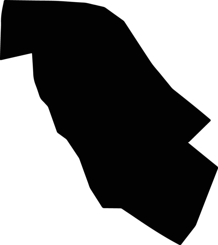 Ukum Nigeria silhouette map vector