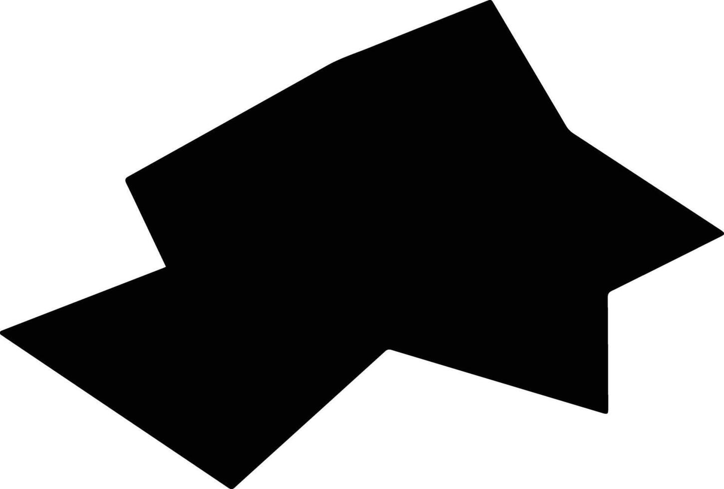 Ulugnar Uzbekistan silhouette map vector
