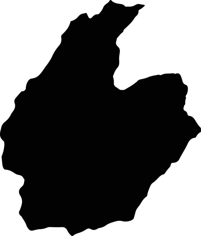 Umbita Colombia silhouette map vector
