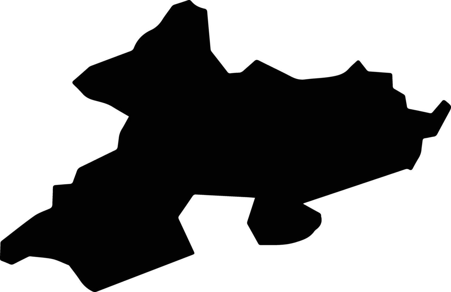Umburanas Brazil silhouette map vector