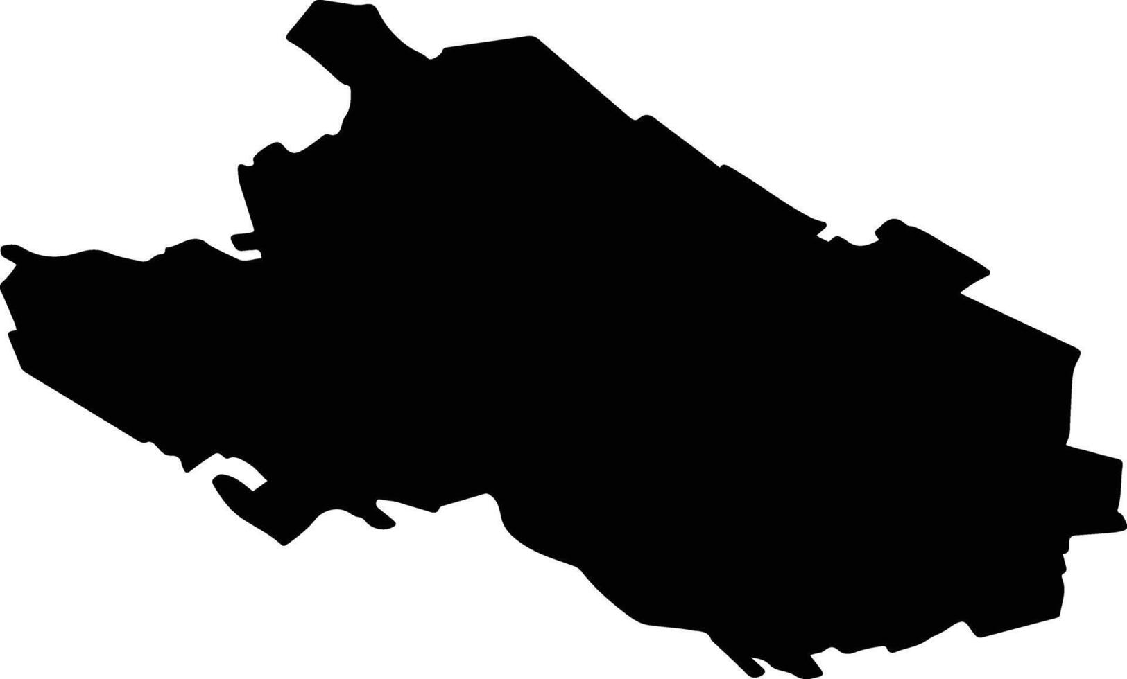 UNGURENI Romania silhouette map vector