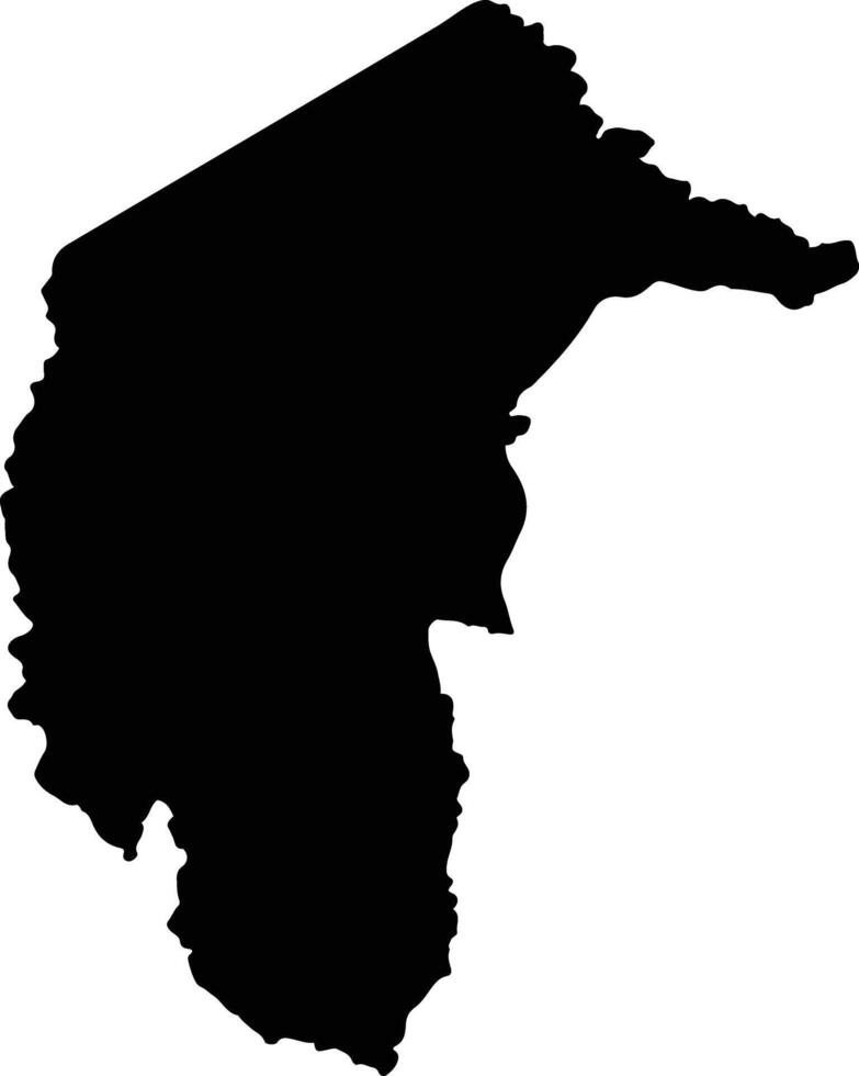 Unincorporated ACT Australia silhouette map vector