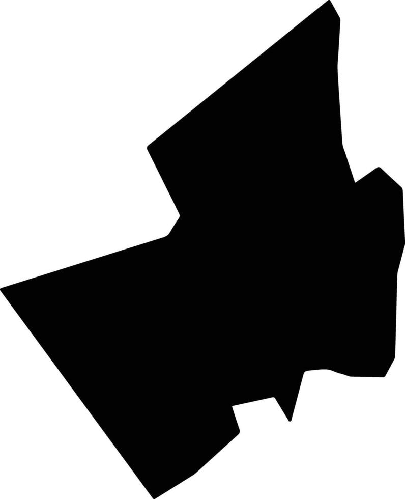 University Jamaica silhouette map vector