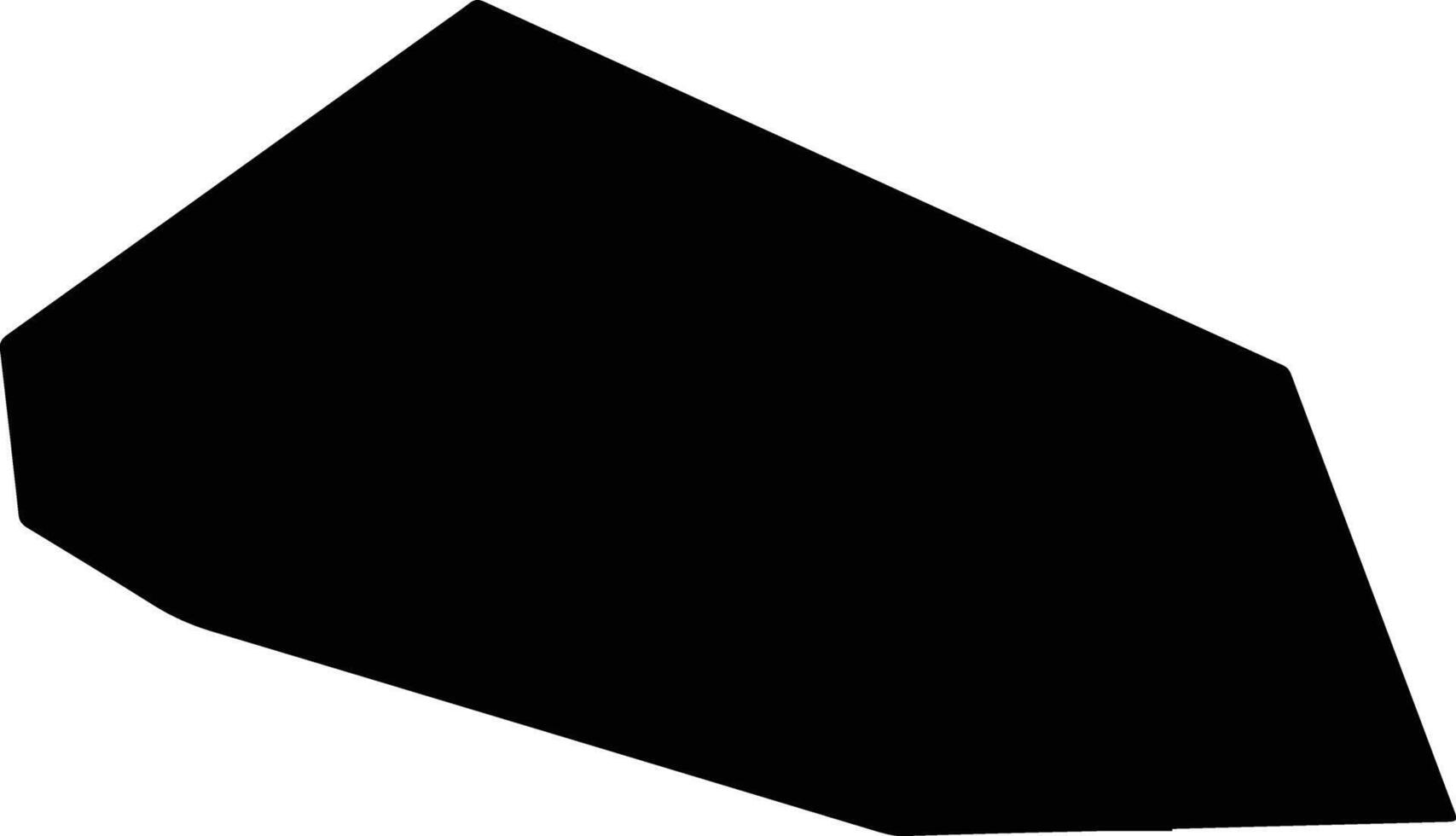 Uralsky Russia silhouette map vector