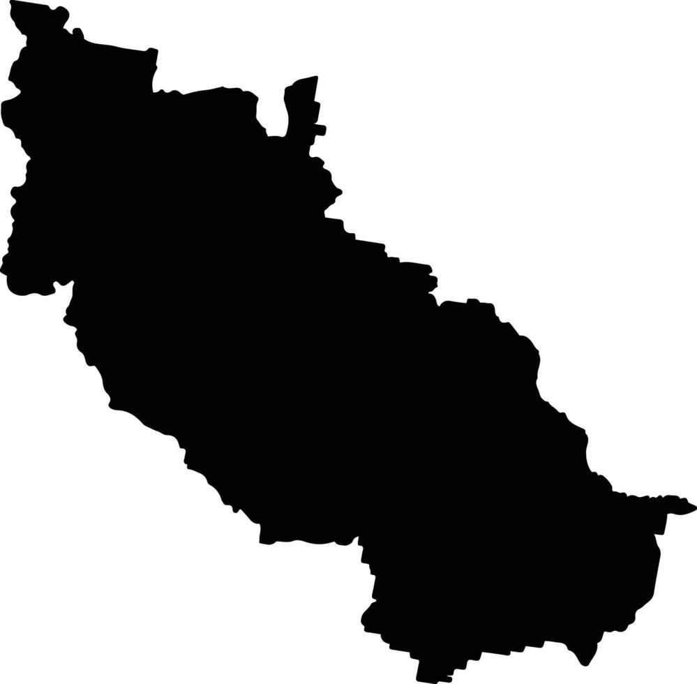 Uralla Australia silhouette map vector