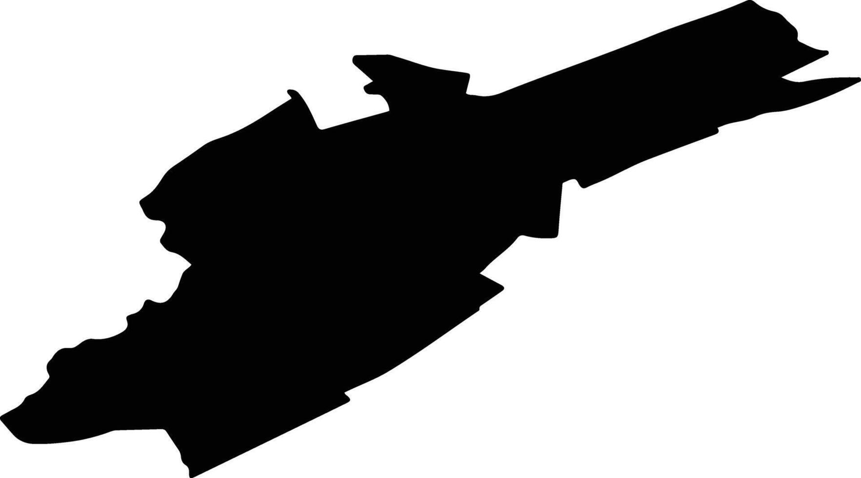URECHENI Romania silhouette map vector