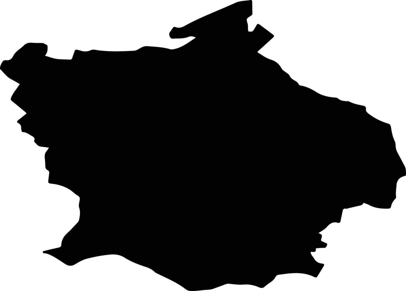 URMENIS Romania silhouette map vector
