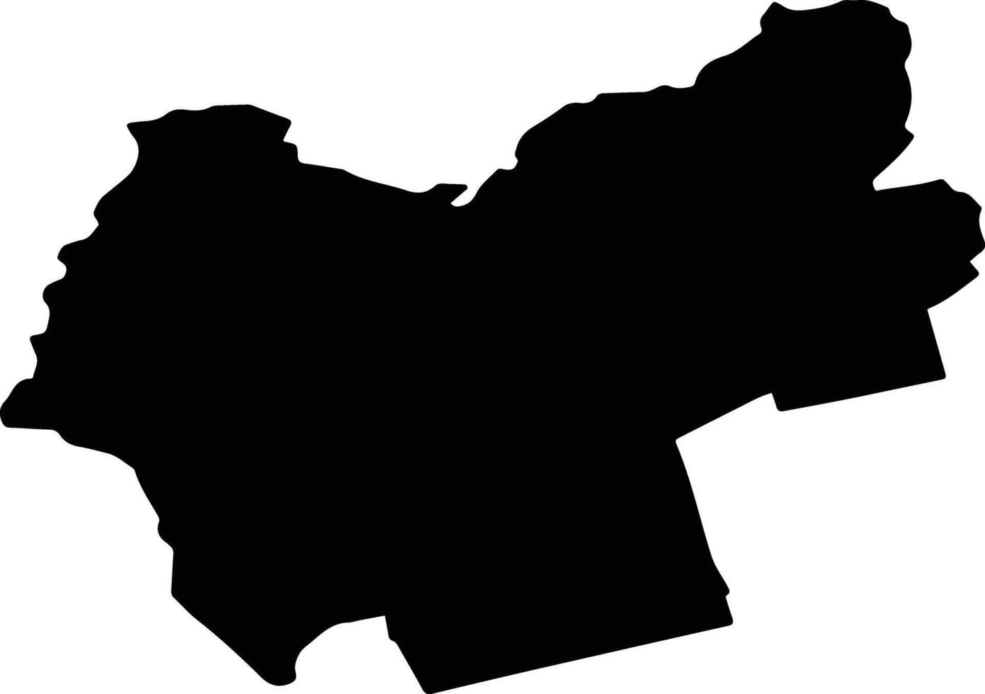 URLATI Romania silhouette map vector