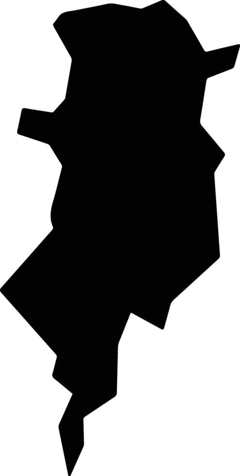 Uruana Brazil silhouette map vector