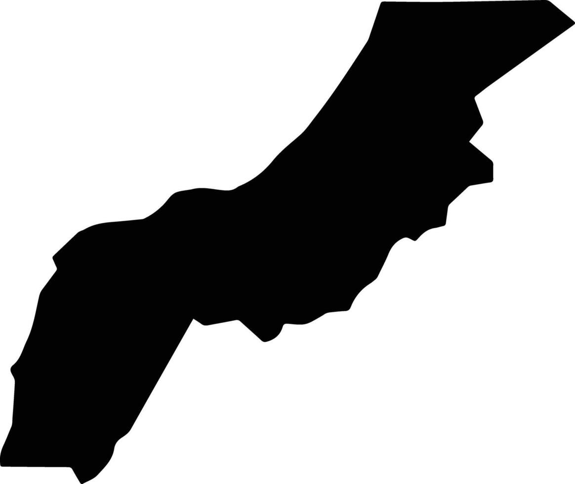 Urucurituba Brazil silhouette map vector