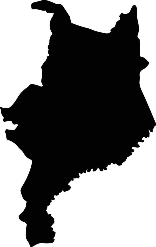 Uthumphon Phisai Thailand silhouette map vector
