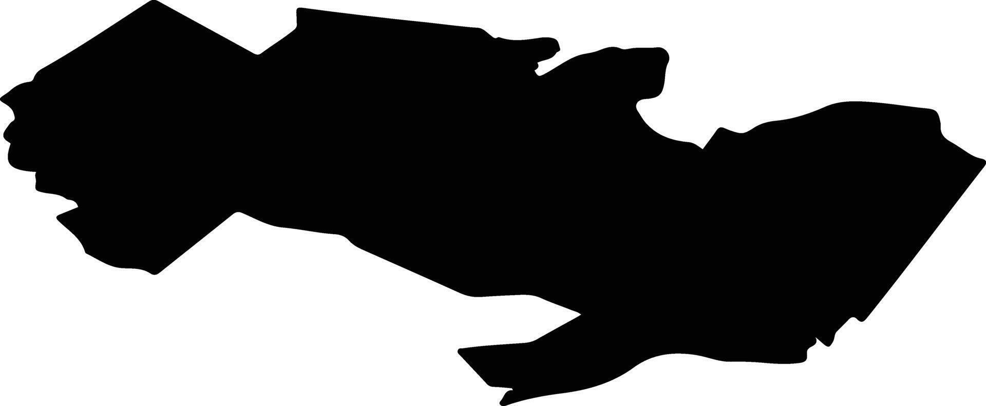 Utrechtse Heuvelrug Netherlands silhouette map vector