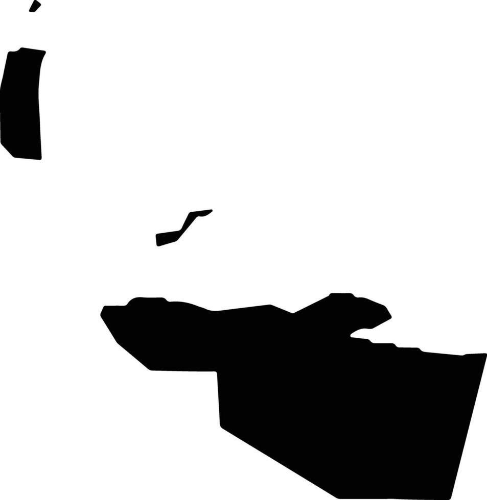 Vaa o Fonoti Samoa silhouette map vector