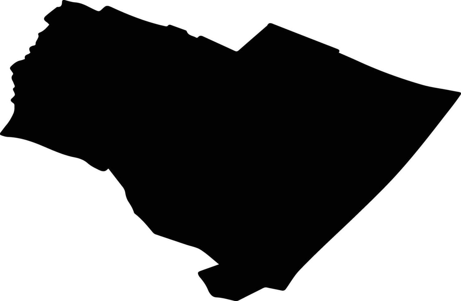 VADU PASII Romania silhouette map vector